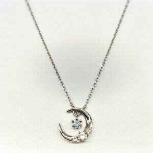 Jewelry Necklace Topaz White Gold 1314065